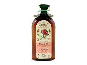 Green Pharmacy šampón na suché vlasy 350 ml – Arganový olej a Granátové jablko