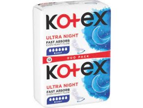 KOTEX Ultra Night DUO 12 ks