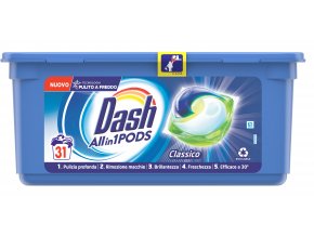 Pracie kapsule DASH Classico ALL IN 1 Pods - Universal - 31 PD