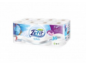 Toaletný papier ZEFIR - 3 vrstvy 16 roliek v balení