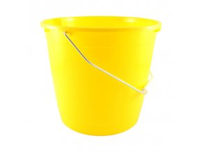 Vedro okrúhle, plastové – žlté 10l