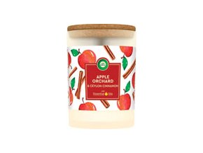 Air Wick vonná sviečka Essential Oils Apple Orchard & Ceylon Cinnamon 185 g