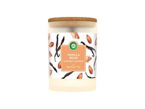 Air Wick vonná sviečka Essential Oils Vanilla Bean & Sweet Almond 185 g