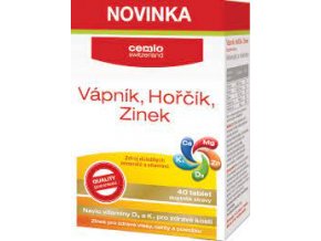 Cemio Vápnik Horčík Zinok 40 ks