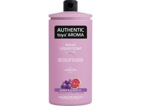 Authentic Toya Aroma tekuté mydlo náhradná náplň grapes & grapefruit 600 ml