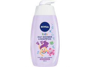 366858 Nivea Kids ZEL DO Mycia Ciala I Wlosw 2W1 O Zapachu Owocowych Zelkow 500 ml BB 1 p