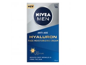 384085 Nivea MEN Hyaluron Przeciwzmarszczkowy Krem DLA Mezczyzn 50 ml BB 1 p