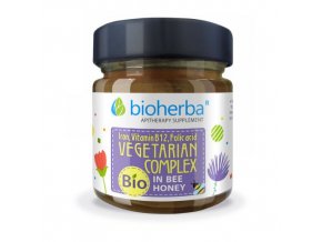 Včelí med - železo+vitamín B12+kyselina listová Bioherba 280g
