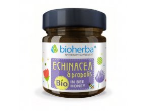 Včelí med - echinacea + propolis Bioherba 280g