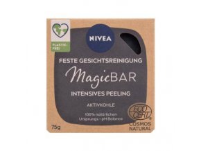 nivea magic bar exfoliating active charcoal cistiace mydlo pre zeny 75 g 439896