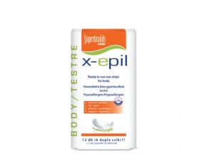 Alveola X-Epil Ready to use depilačné papieriky na telo 12+2 - Hypoalergénne