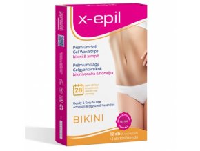 Alveola X-Epil Premium soft depilačné papieriky na oblasť bikín a podpazušia 12+2