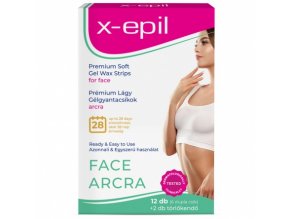 Alveola X-Epil Premium soft depilačné papieriky na tvár 12+2