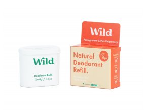 wild refillable natural refill deodorant pomegranate peppercorn 40 g