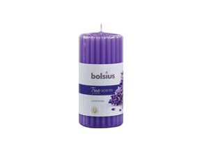 Bolsius sviečka aromatická valec levanduľa 120/58 mm