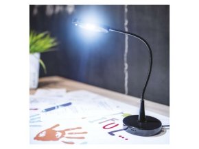 LED stolná lampa black & home, čierna