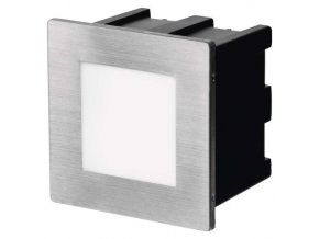 LED orientačné vstavané svietidlo AMAL 80×80, 1,5W teplá b.,IP65