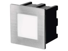 LED orientačné vstavané svietidlo AMAL 80×80 1,5W neutr. b.,IP65