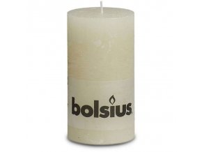 slo pl Bolsius Rustic Pillar Candle 130 68 mm Ivory 2670 6