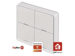 GoSmart Prenosný ovladač scén IP-2004ZW, ZigBee 3.0, 4-tlačidlový