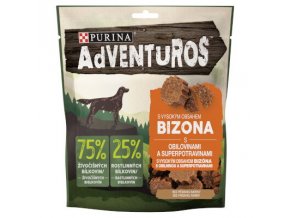 adventuros s vysokym obsahom bizona s obilninou a superpotravinami 90 g