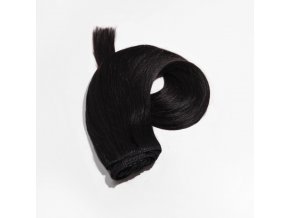 Clip-in vlasy seamless 55cm, 135g, #01b