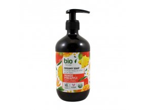 BIO naturell krémové mydlo MANGO &amp; PINEAPPLE - 473ml