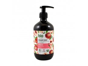 BIO naturell krémové mydlo PEACH - 473ml