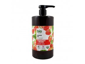 BIO naturell sprchový gél STRAWBERRY &amp; MELISSA - 946ml