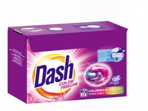 Dash COLOR FRISCHE 12ks trojkomorové pracie kapsule na farebné oblečenie