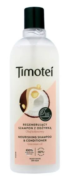 Timotei šampón 400ml Coconut 2v1