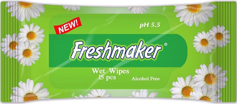 Freshmaker vlhčené obrúsky 15ks Flower