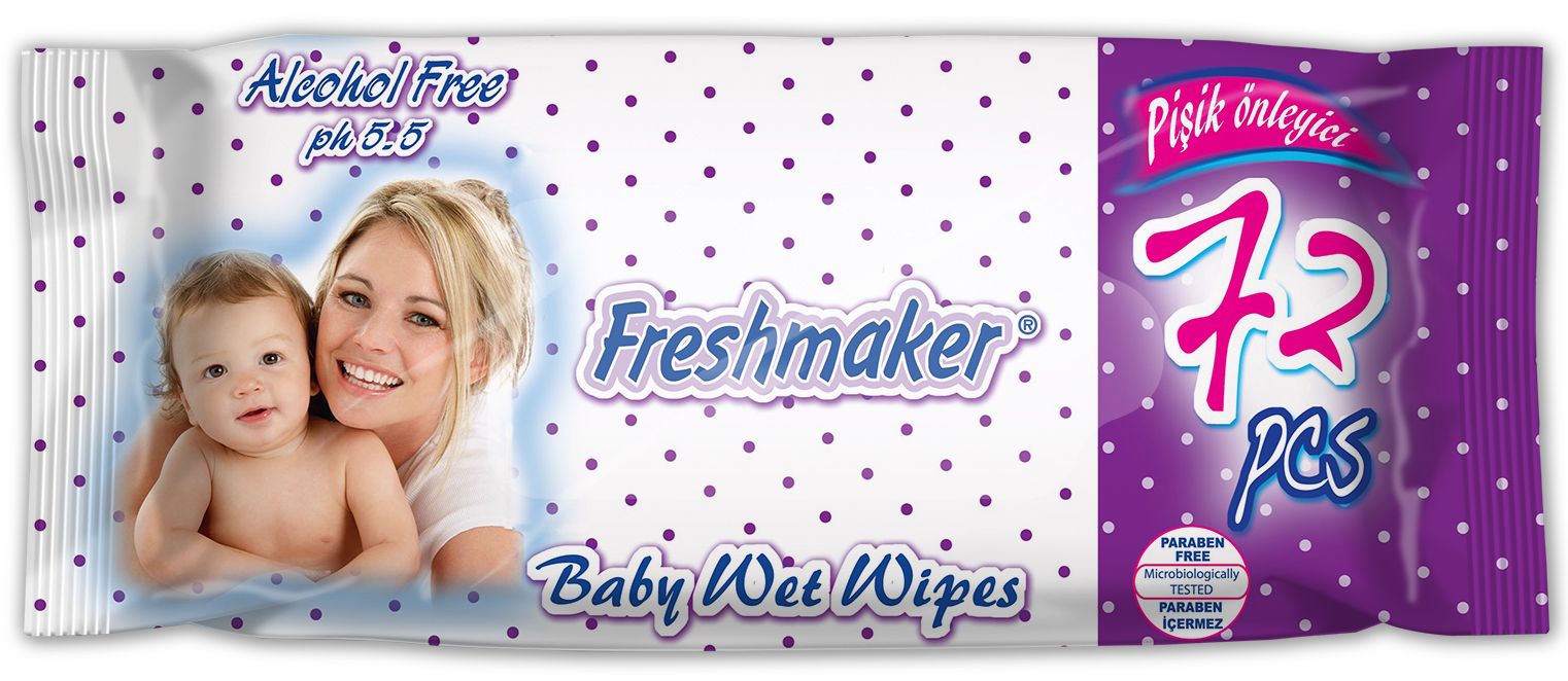 Freshmaker detské vlhčené obrúsky 72ks