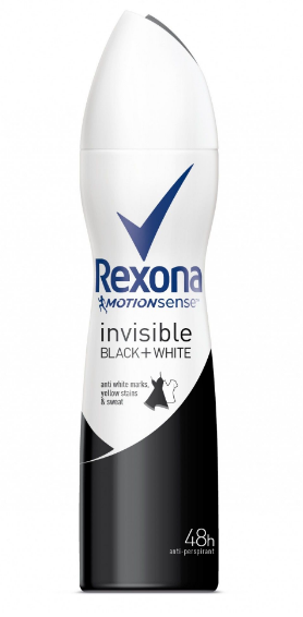Rexona Black&amp;White Invisible deospray 150ml