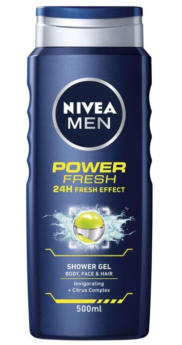 Nivea Power Fresh pánsky sprchový gél 500ml