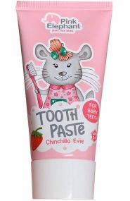 Pink Elephant Činčila Nela destká zubná pasta pre dievčatá 3-6rokov 50ml
