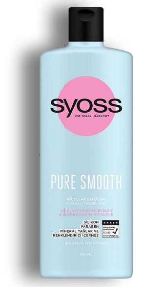 Syoss Pure Smooth šampón 500ml