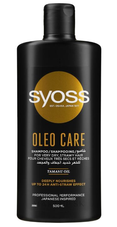 Syoss Oleo CAre  šampón na vlasy 500ml