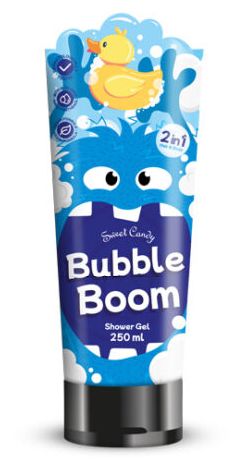KIDS Sweet Candy Bubble Boom detský sprch.gél a šampón v jednom 250ml