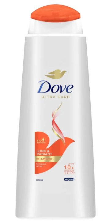 Dove Long&amp;Radiant dámsky šampón na vlasy 400ml