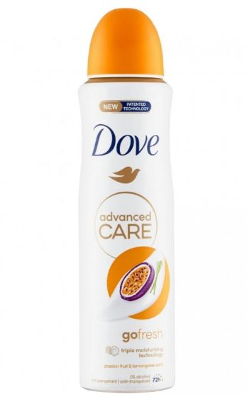 Dove Advanced Care Go Fresh Passion Fruit&amp;Lemongrass dámsky deospray 150ml
