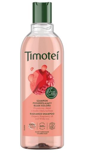 Timotei šampón 400ml Raspberry Oil&amp;White Tea