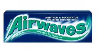 Airwaves Mentol&Eukalyptus žuvačky dražé 14g