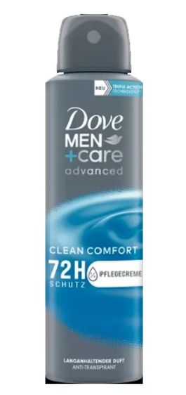 Dove Men Clean Comfort deospray 150ml