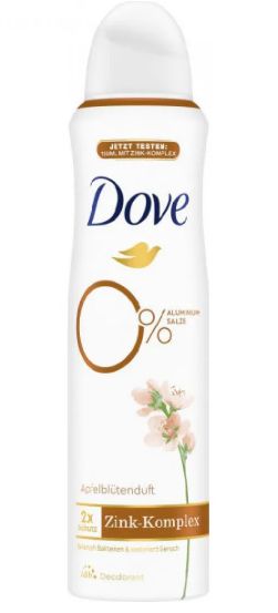Dove 0% Aluminium Apfelblutten deospray 150ml