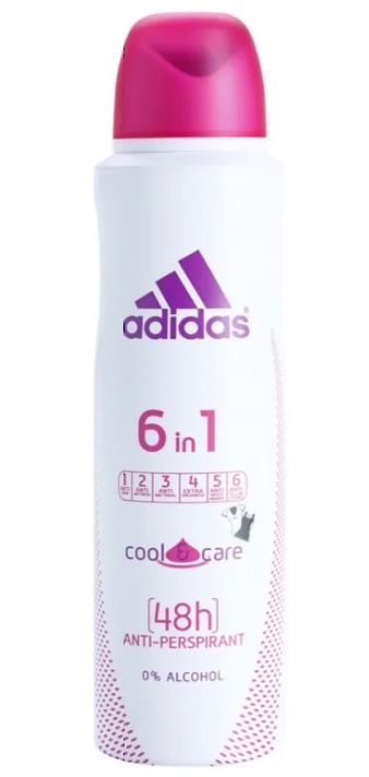 Adidas Cool&amp;Care 6in1 dámsky deospray 150ml