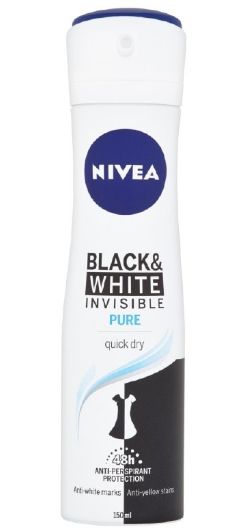 Nivea Invisible Black&amp;White Pure deospray 150ml