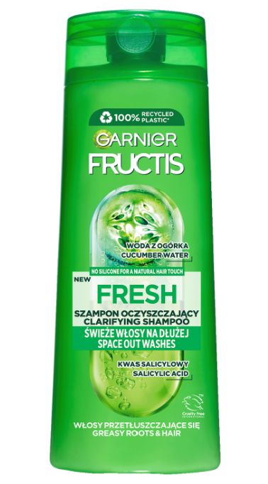 Garnier Fructis Fresh šampón na vlasy s extraktom z uhorky 400ml