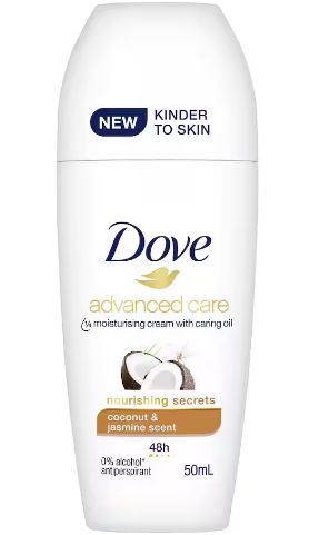 Dove Coconut&amp;Jasmine Scent dámsky roll-on 50ml