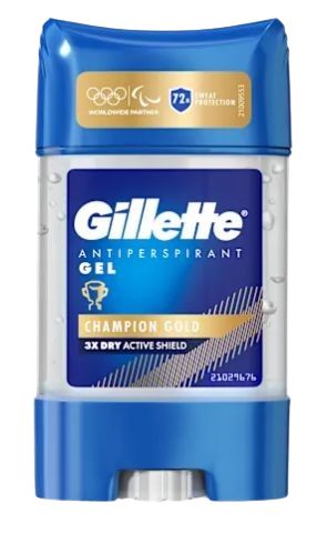 Gillette Champion Gold pánsky gélový deo stick 70ml